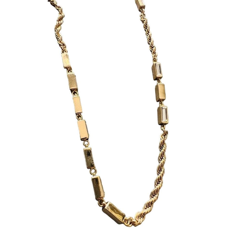 Banana Republic Gold Tone Necklace - Picture 1 of 8